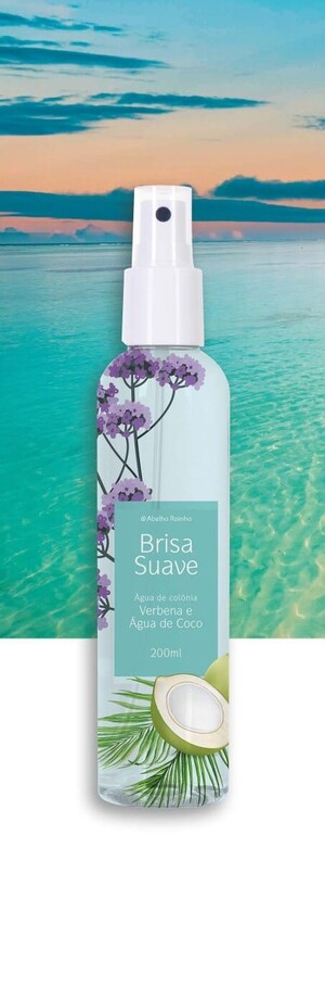 Água de Colônia Brisa Suave Verbena e água de côco 200ml
