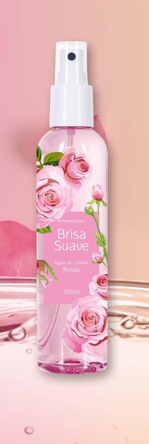 Água de Colônia Brisa Suave Rosas 200ml