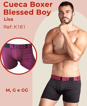 Cueca Boxer Blessed Boy Lisa