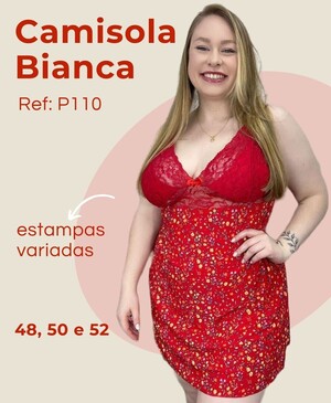 Camisola Bianca Plus Size
